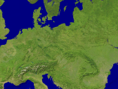 Europa-Mittel Satellit 1600x1200